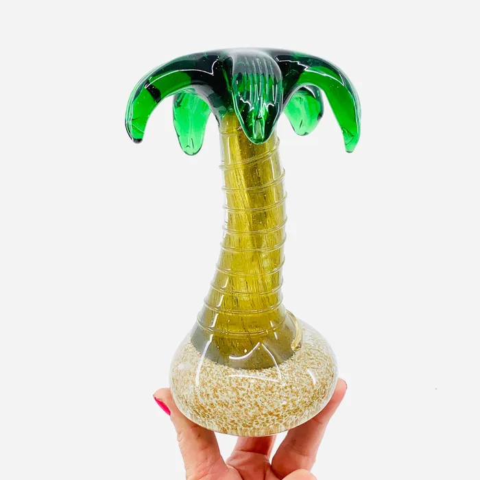 Chesapeake Bay Necklaces Glass Palm Tree Statue
