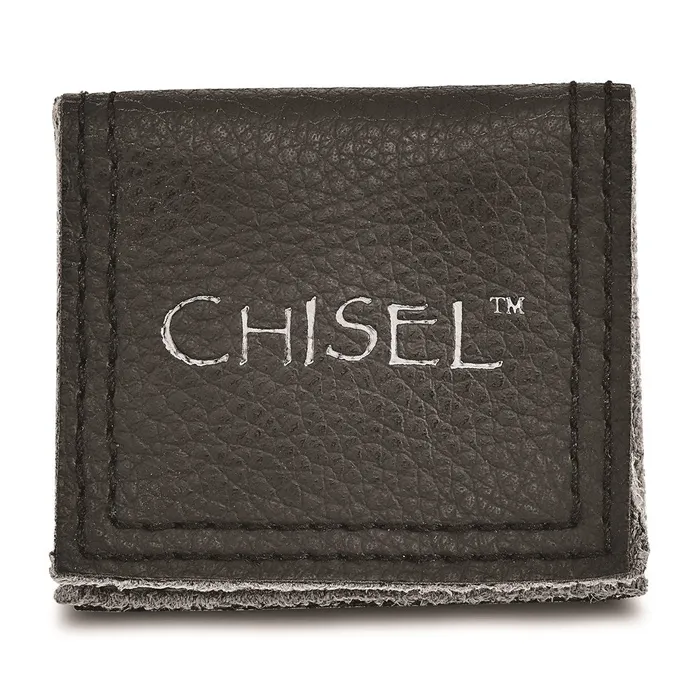 Chisel Rings Titanium Swirl Design Black IPplated 8mm BrushedPolished Band TB350 Chisel Rings Titanium Swirl Design Black IPplated 8mm BrushedPolished Band TB350