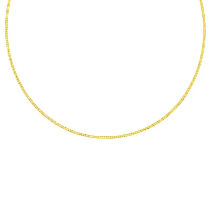 Classic Unisex Chain Gold Plated Sterling Silver Round Omega 18 Inch Q572818 Classic Rings Classic Unisex Chain Gold Plated Sterling Silver Round Omega 18 Inch Q572818 Classic Rings