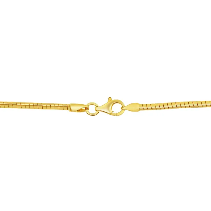 Classic Unisex Chain Gold Plated Sterling Silver Round Omega 18 Inch Q572818 Classic Rings Classic Unisex Chain Gold Plated Sterling Silver Round Omega 18 Inch Q572818 Classic Rings