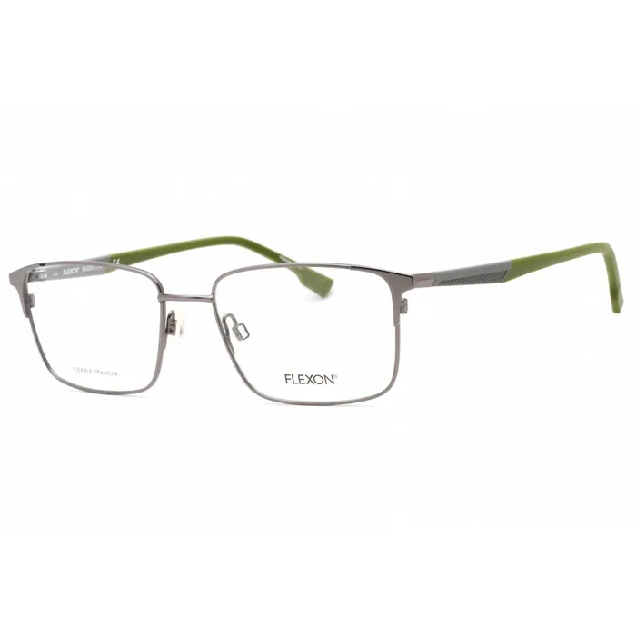 Flexon Rings Flexon Mens Eyeglasses Matte Gunmetal Full Rim Rectangular Frame FLEXON E1126 072 Flexon Rings Flexon Mens Eyeglasses Matte Gunmetal Full Rim Rectangular Frame FLEXON E1126 072