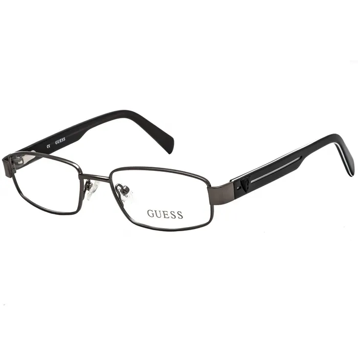 GUESS Rings Guess Mens Eyeglasses Clear Demo Lens Gunmetal Rectangular Frame GU91013 J14 GUESS Rings Guess Mens Eyeglasses Clear Demo Lens Gunmetal Rectangular Frame GU91013 J14