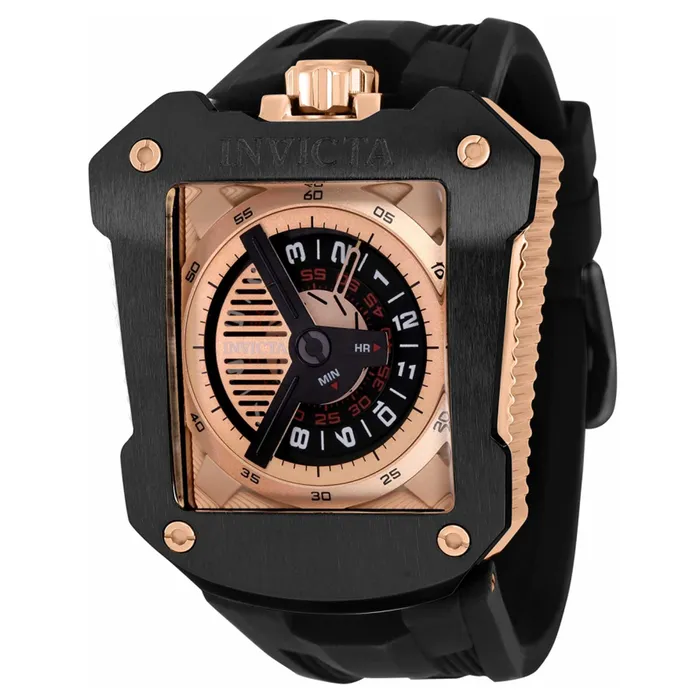 Invicta Mens Automatic Watch Speedway Black and Rose Gold Tone Dial Strap 41649 Invicta Rings Invicta Mens Automatic Watch Speedway Black and Rose Gold Tone Dial Strap 41649 Invicta Rings