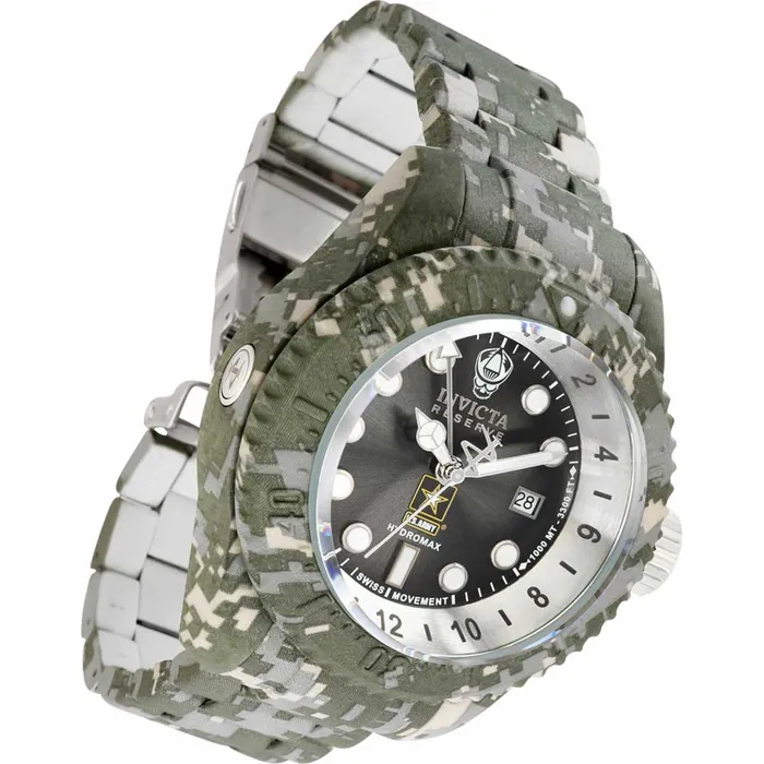 Invicta Mens Swiss Quartz Watch US Army Two Tone Stainless Steel Bracelet 34577 Invicta Bracelets