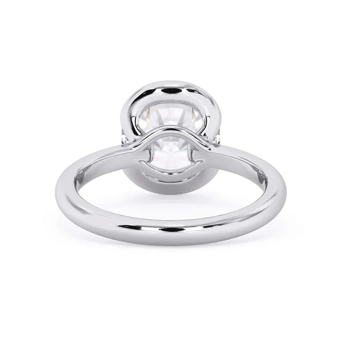Rings Split Bezel Solitaire Engagement Ring deBebians