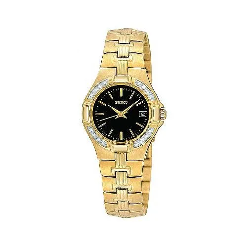 Watches Seiko Seiko Womens 16 Diamond Watch SXDA44