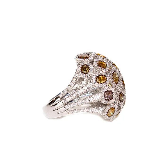 Digo Ring 18 Carat White Gold With Brilliant Cut Diamonds VvsVs Size 65 Digo Rings Digo Ring 18 Carat White Gold With Brilliant Cut Diamonds VvsVs Size 65 Digo Rings