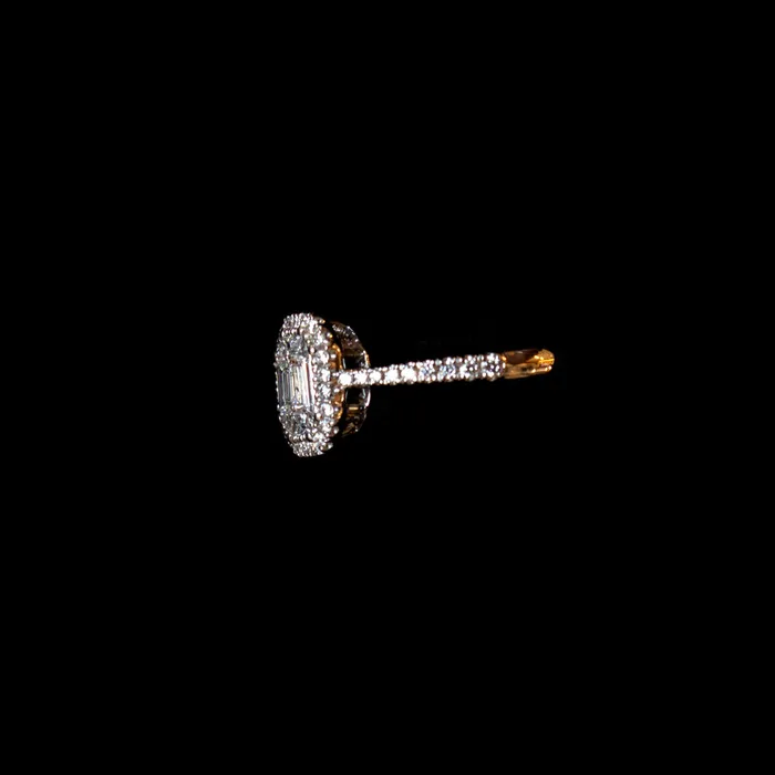 Digo Rings Digo Ring 18 Carat White Gold With Baguette Brilliant Cut Diamonds Size 65 Digo Rings Digo Ring 18 Carat White Gold With Baguette Brilliant Cut Diamonds Size 65