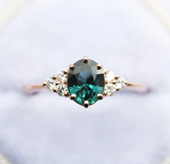 Rings Capucinne Piper Sapphire Diamond Ring