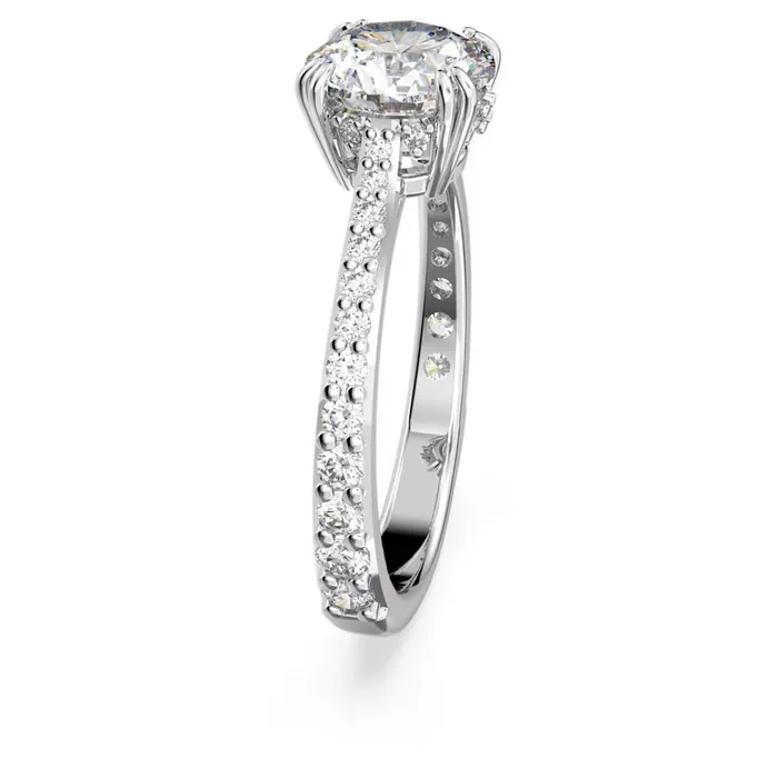 Rings Swarovski Swarovski Constella Cocktail Ring Princess cut Pav White Rhodium plated 52 Rings Swarovski Swarovski Constella Cocktail Ring Princess cut Pav White Rhodium plated 52