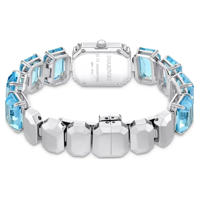 Swarovski Millenia Octagon cut bracelet Blue Stainless Steel Watch 23 mm x 17 mm Swarovski Bracelets Swarovski Millenia Octagon cut bracelet Blue Stainless Steel Watch 23 mm x 17 mm Swarovski Bracelets