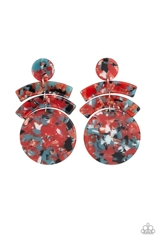 In The Haute Seat Orange Paparazzi Earrings All Eyes On U Jewelry Paparazzi Accessories Earrings