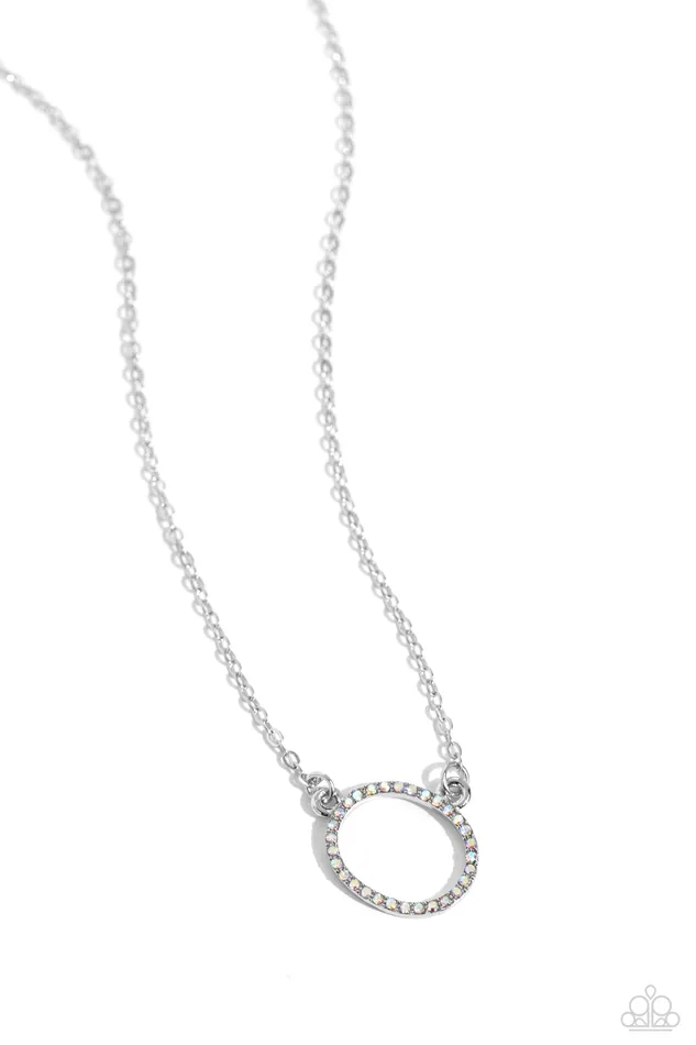 Necklaces All Eyes On U Jewelry Paparazzi Accessories INITIALLY Yours O Multicolor Paparazzi Necklace
