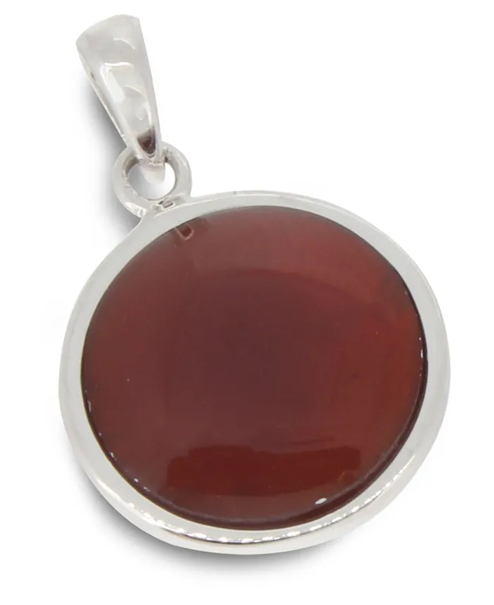 Necklaces Courage Carnelian Sterling Silver Pendant Buddha Groove