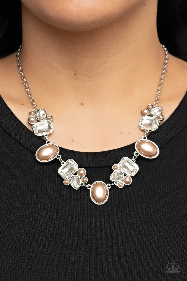 Sensational Showstopper Brown Paparazzi Necklace All Eyes On U Jewelry Paparazzi Accessories Necklaces