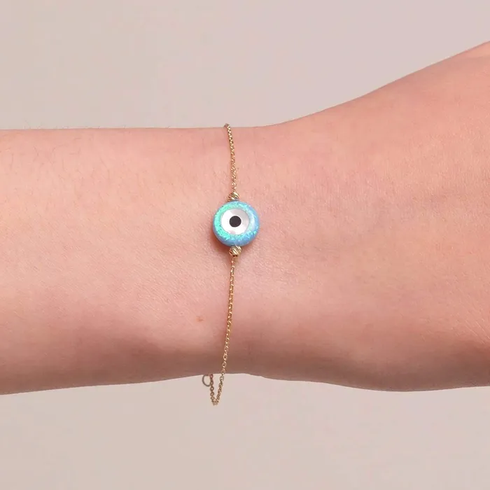 Gelin Diamond Bracelets Opal Evil Eye Bracelet
