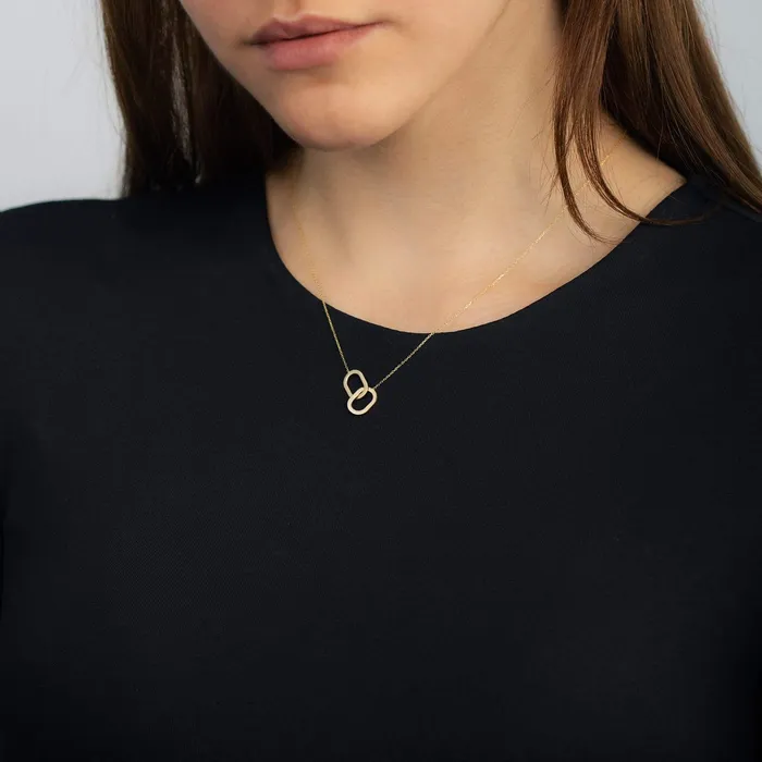 Gelin Diamond Interlocking Circles Pendant Necklace Necklaces