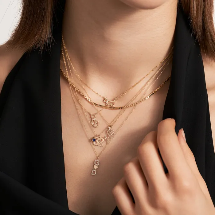 Gelin Diamond Necklaces Diamond Dog Necklace