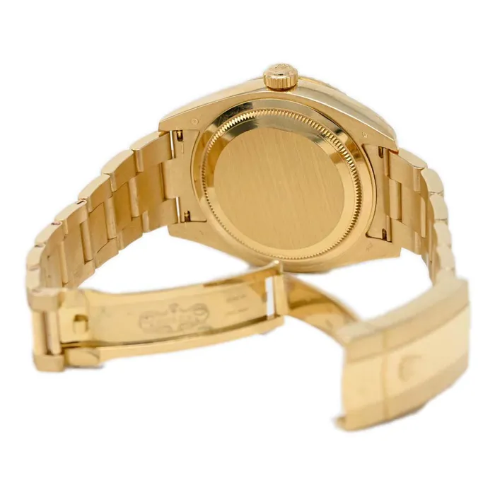Watches Happy Jewelers Rolex Sky Dweller Yellow Gold 42mm Champagne Arabic Dial Watch Reference 326938